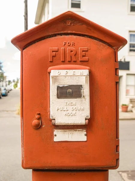 Caixa de alarme de incêndio — Fotografia de Stock