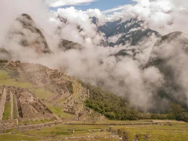 Verloren stad Machu Picchu Rechtenvrije Stockfoto's