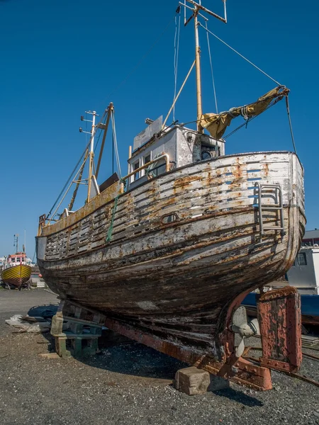 Old Boat Reykjavik — Stock Photo, Image