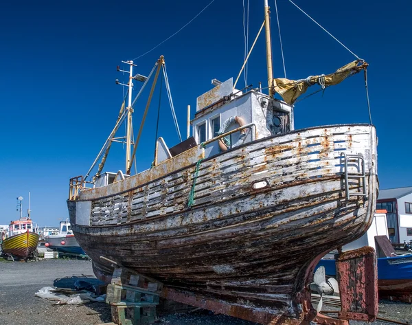 Old Boat Reykjavik — Stock Photo, Image