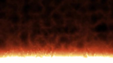 Ateş ve alevlerin soyut arkaplanı.