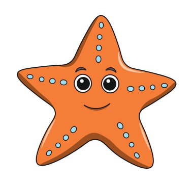 Sevimli hayvan çizgi filmi. Düz vektör çizimi. Vahşi yaşam hayvanları. Beyaz arka planda sevimli bir hayvan.