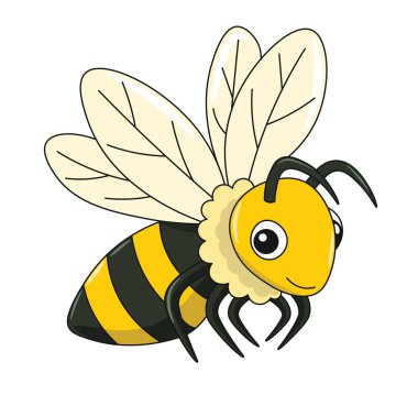 Sevimli hayvan çizgi filmi. Düz vektör çizimi. Vahşi yaşam hayvanları. Beyaz arka planda sevimli bir hayvan.