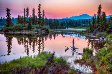 Lake Nabsna yol boyunca