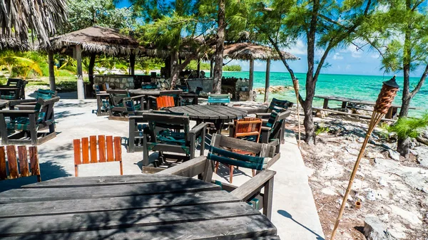 Mesas de comedor en las Bahamas — Foto de Stock