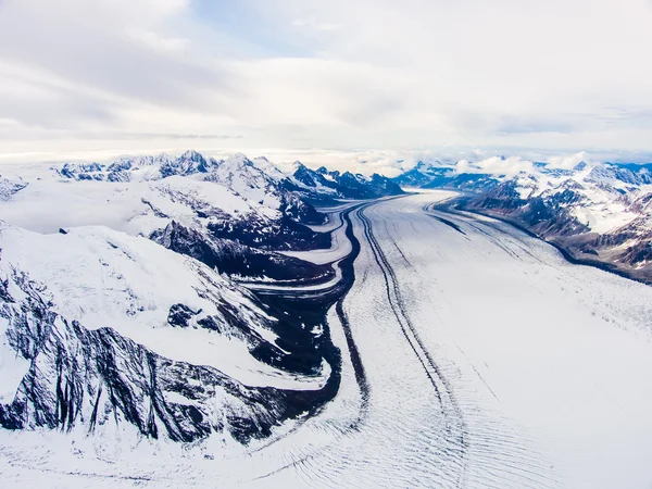 Kahiltna Glacier near Denali — Stock Photo, Image