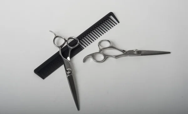 Comb and Shears — Stock Photo, Image