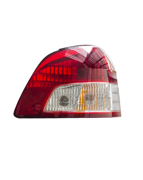 Beyaz arka plan üzerinde stop lambası