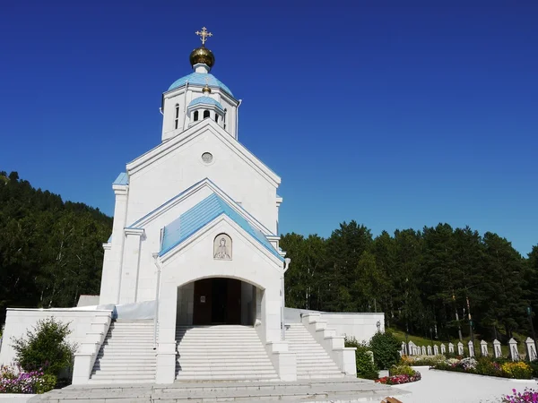 Marble Church in forest — Stock Photo, Image