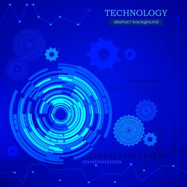 Soyut teknoloji arkaplanı.