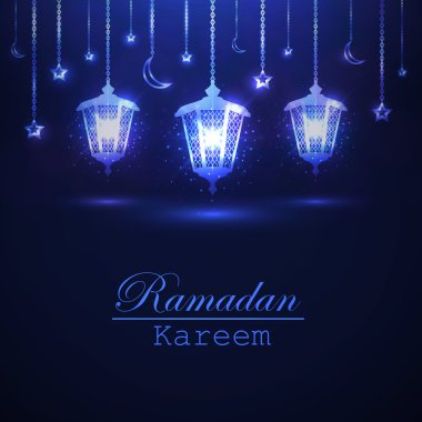 Parlak ışıklar. Ramazan Kareem.