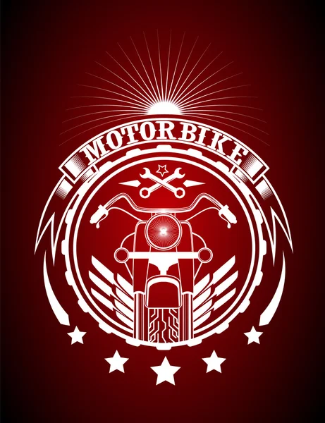 Tipografia moto vintage racing, grafica t-shirt , — Vettoriale Stock