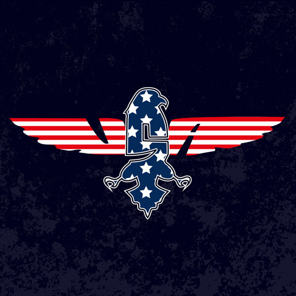 American eagle vector symbol