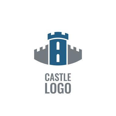 Castle, fortress vector logo. Tower architecture icon. clipart
