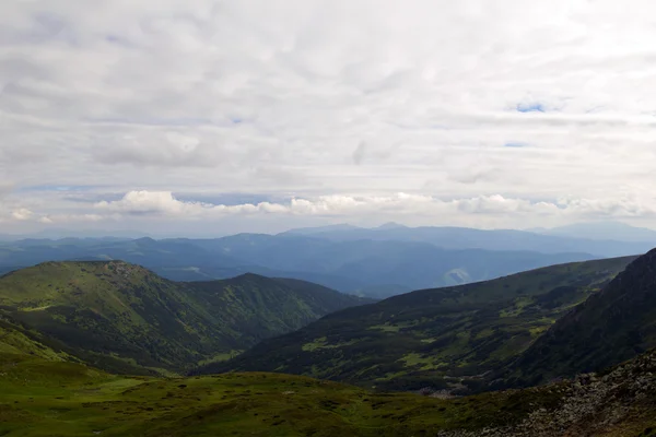 Karpat Dağları manzara, Ukrayna, Haziran