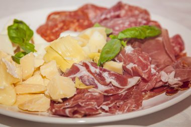 Peynir ve bacons karışımı