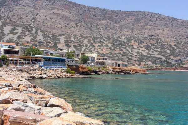 View from Stone pier at the restaurant in the blue lagoon — Stock Photo, Image