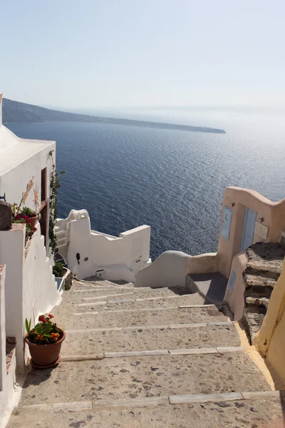 Santorini Adası - Akdeniz merdiven