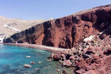 Kırmızı dağ ve Blue Lagoon