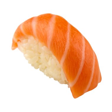 Klasik suşi somon ile