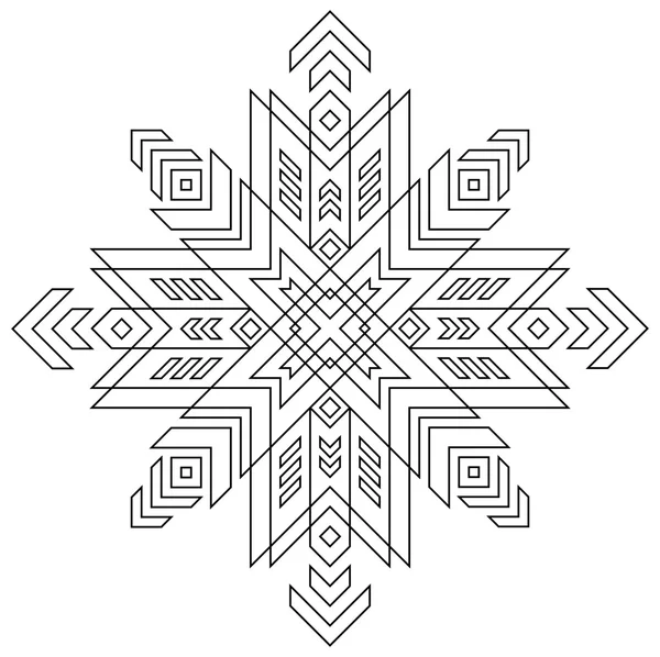 Ασπρόμαυρο μοτίβο της Λετονίας σύμβολο. — Διανυσματικό Αρχείο