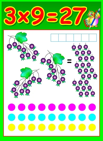 Jogo de matemática para crianças conte e escreva a resposta planilha de  matemática educacional para imprimir