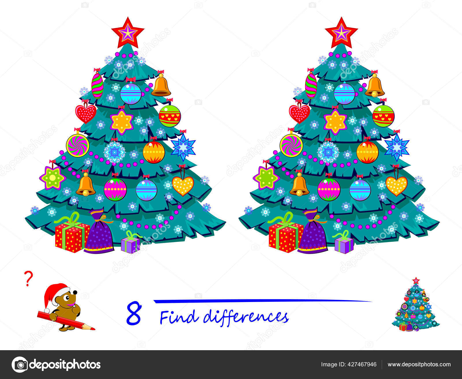 Jogo Infantil Da Educação Matemática Do Natal. Quantos Toques De árvore De  Ano Novo. Matemática De Quebra-cabeças Lógica De Crianç Ilustração do Vetor  - Ilustração de decorativo, feriado: 264790809