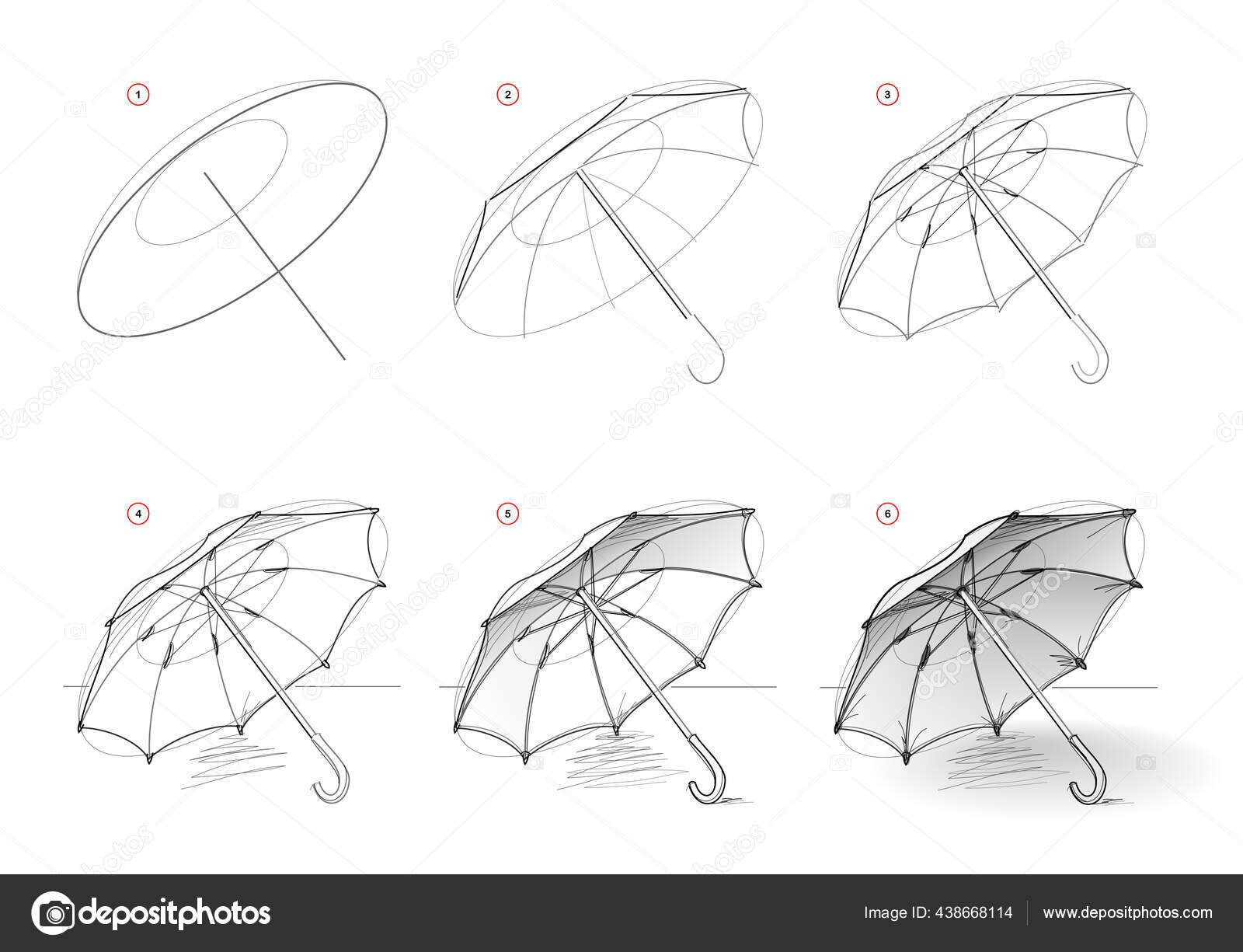 Tutorial de desenho para crianças. nível fácil. folhas de educação. como  desenhar avião