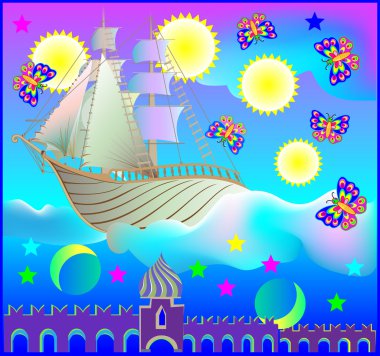 Fairyland fantezi gemi.