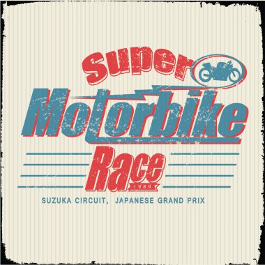 Vintage yarış poster