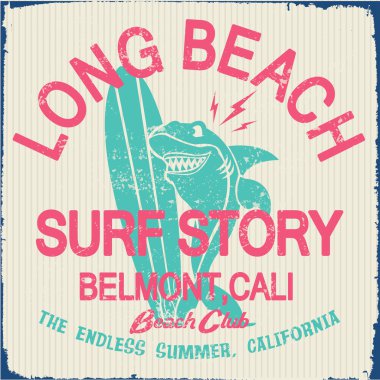Vintage surf elemanları, etiketleri