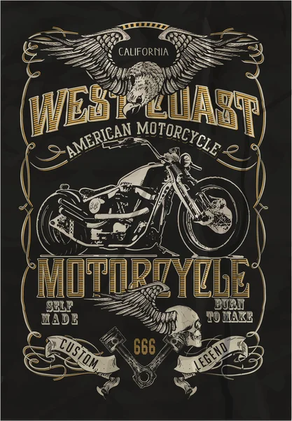 Vintage etiket west coast