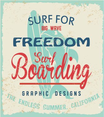 baskı, çizim illüstrasyon sörf 