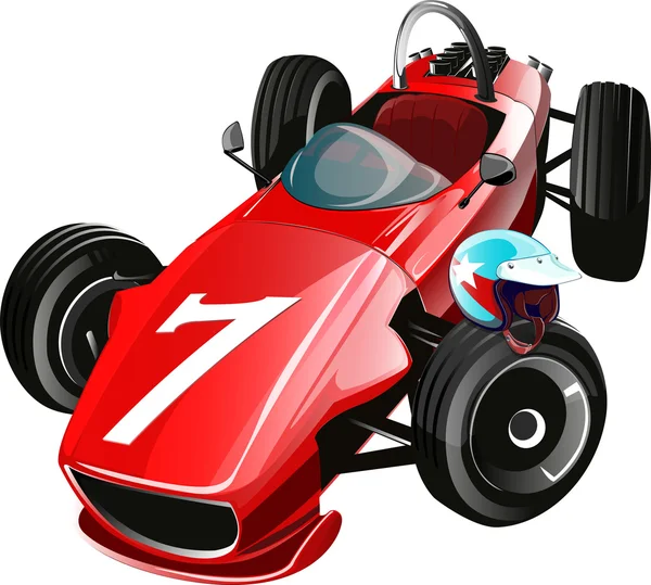 Retro racing poster — Stock Vector