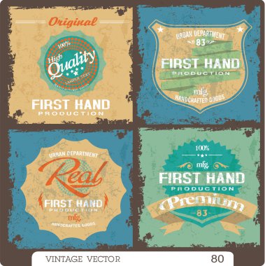 Vintage Banner koymak