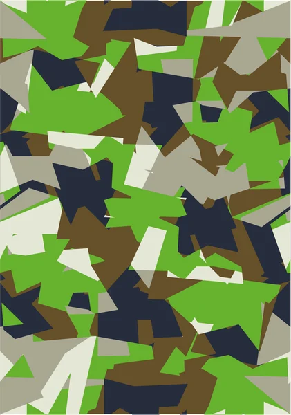 Série de camouflage carré vectoriel sans couture — Image vectorielle