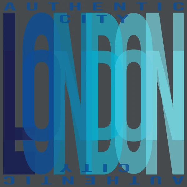 Tipografía de Capital London — Vector de stock