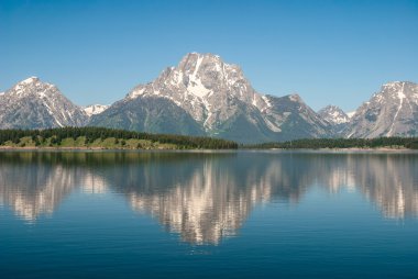 Jackson Gölü'nde Sabah, Grand Teton Ulusal Parkı