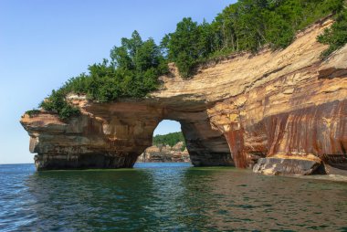  Pictured Rocks National Lakeshore. Michigan, USA. clipart