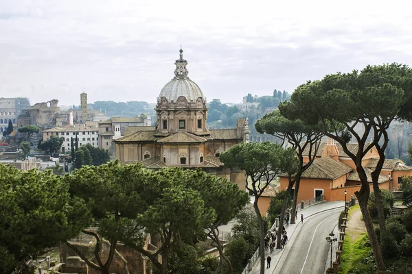 Vecchia chiesa Santi Luca e Martina in Foro Romano, Roma — Foto Stock