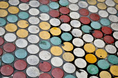 geometrik döşeme rengi