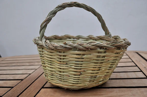 Cane basket handmade — Stock Photo, Image