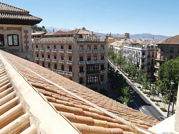 Dächer und alte Gebäude — Stockfoto