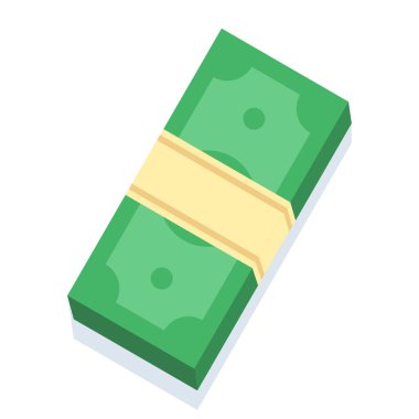 Kağıt para ve banknotları gösteren ilüzyon, nakit ödemeleri, mali işlemleri ve parasal değişim kavramlarını sembolize ediyor.