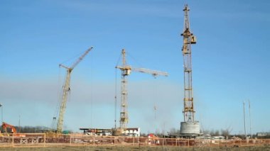 Konut kompleksi inşaatı