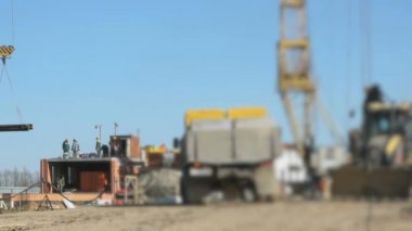 İşçi iş açık havada binanın İnşaat