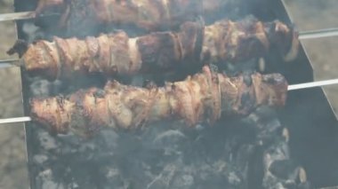 Nefis ızgara et ızgara ile Barbekü