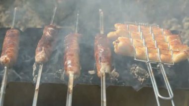 Barbekü ızgara pişirme