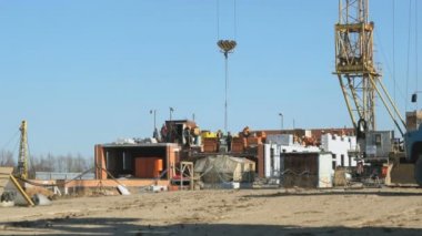 İşçi iş açık havada binanın İnşaat