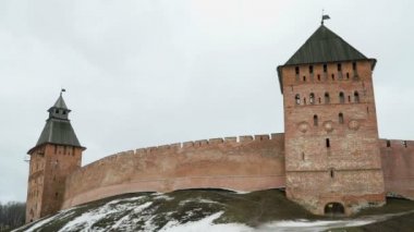 novgorod kremlin, veliky novgorod, Rusya'nın eski kuleler